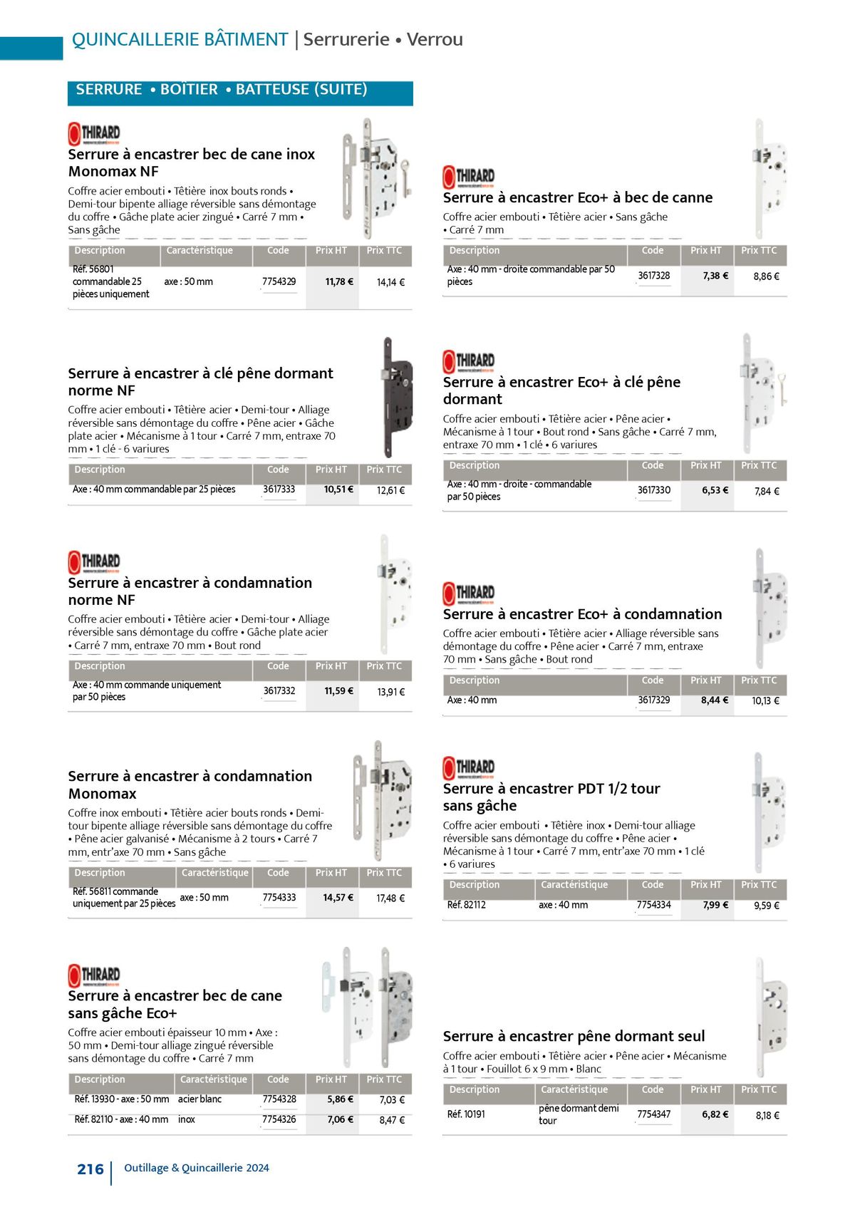 Catalogue Quincaillerie & Outillage, page 00219