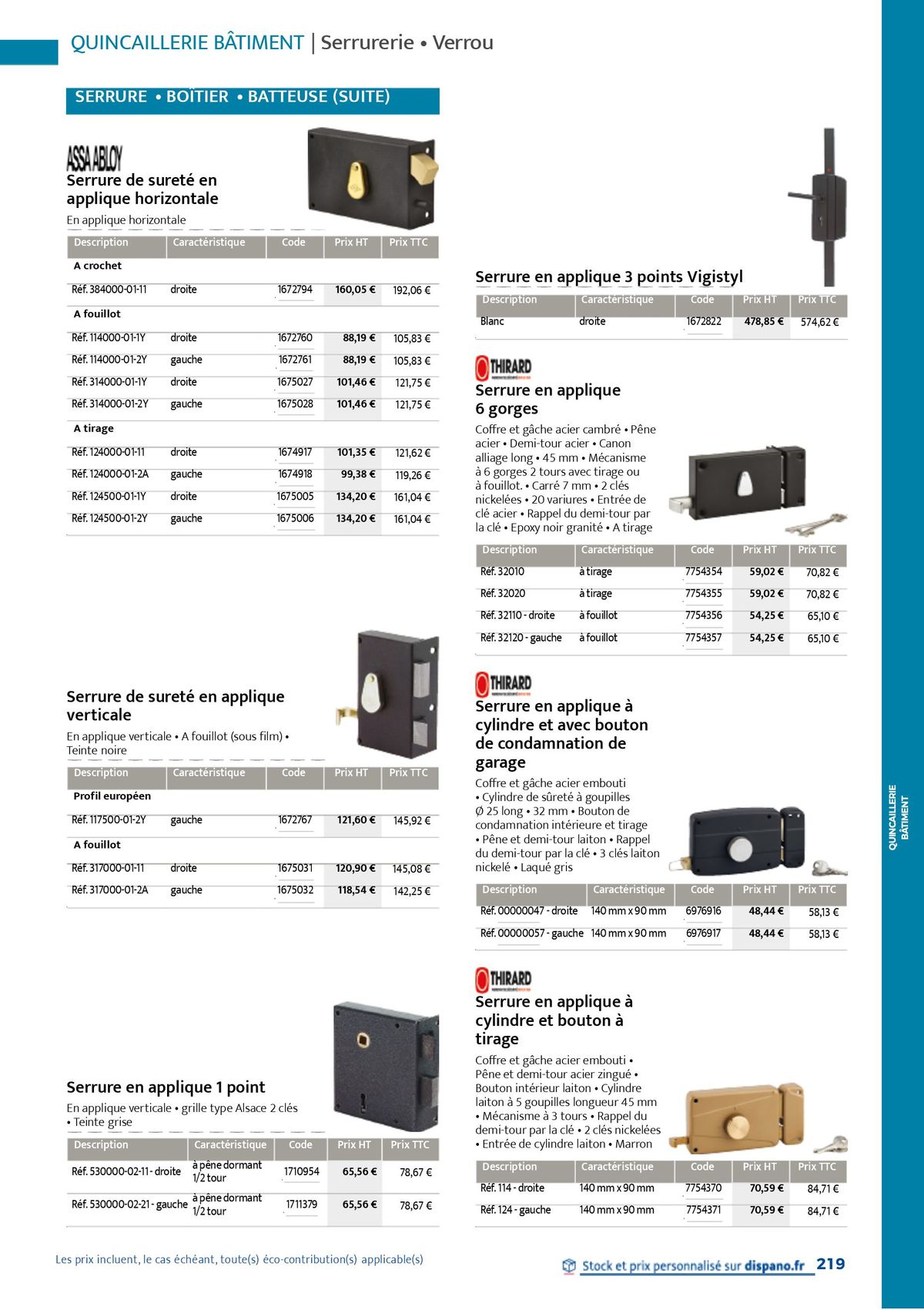 Catalogue Quincaillerie & Outillage, page 00222