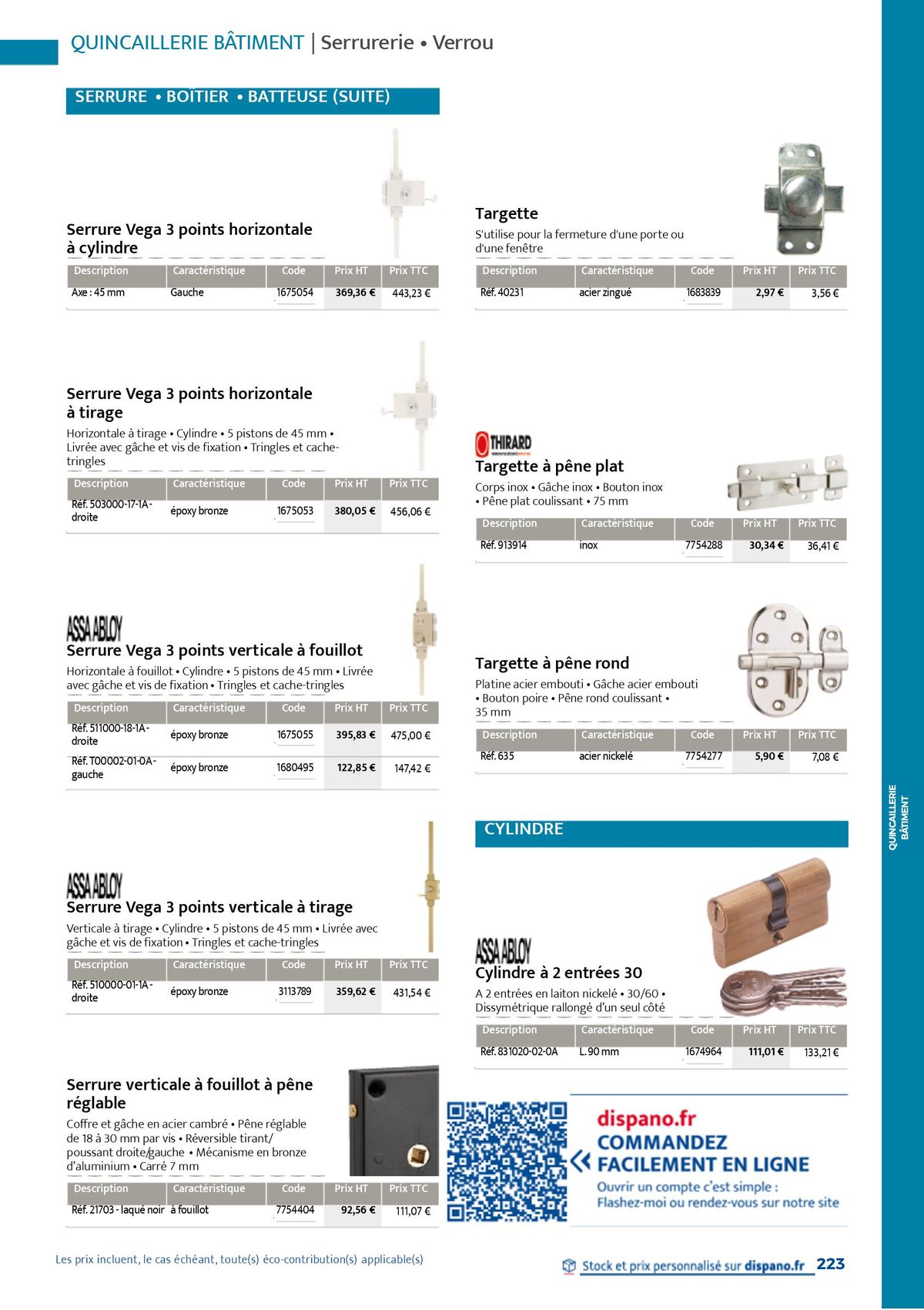 Catalogue Quincaillerie & Outillage, page 00226