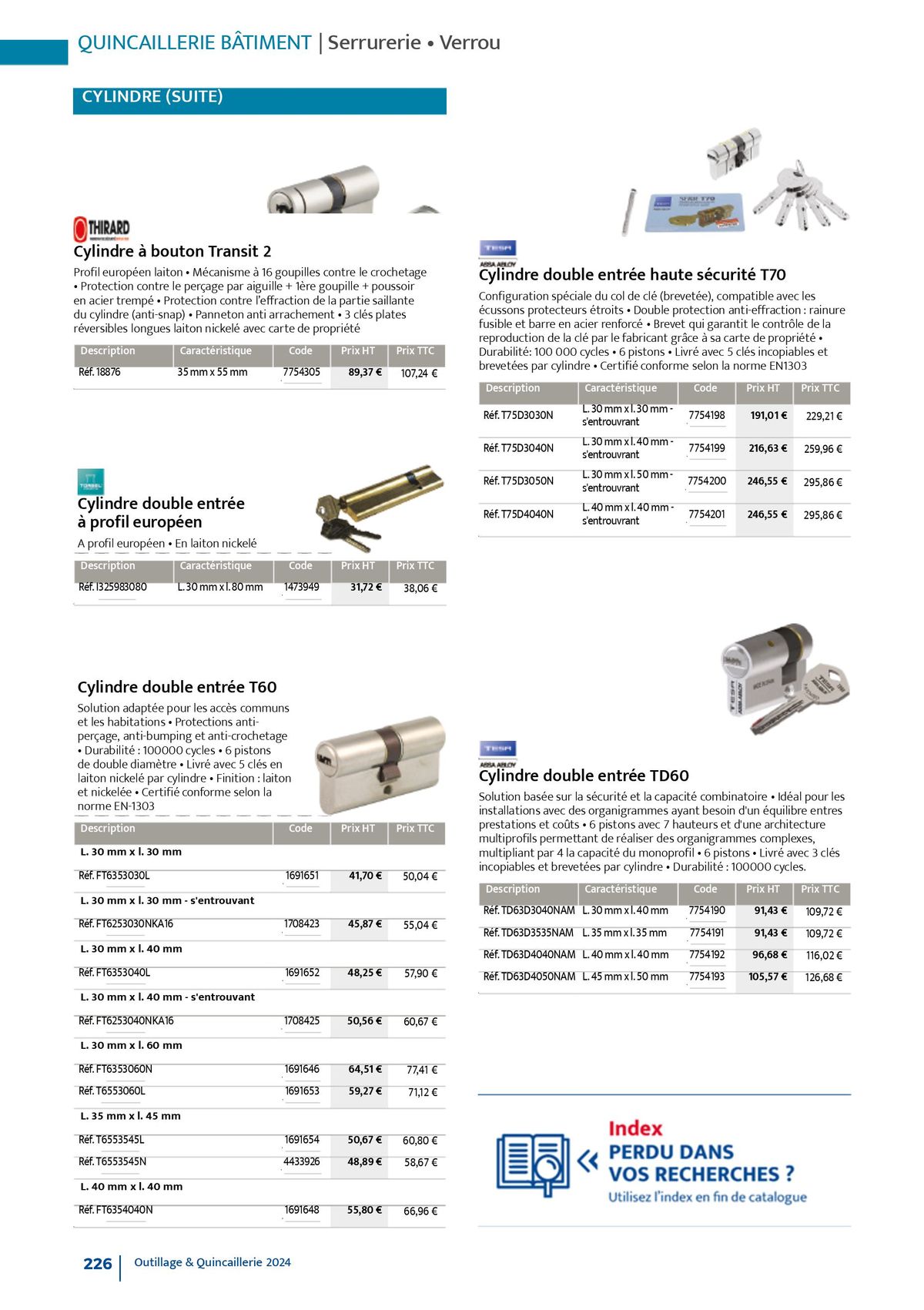 Catalogue Quincaillerie & Outillage, page 00229