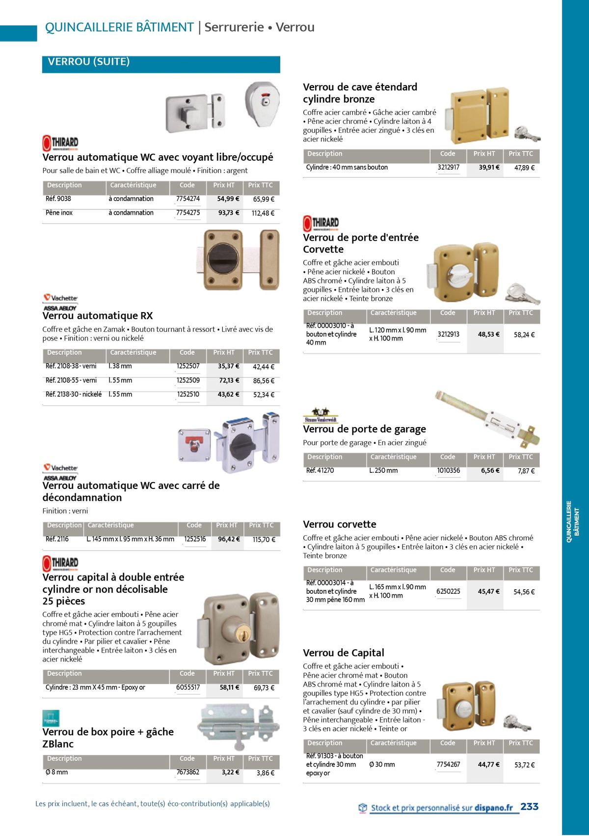 Catalogue Quincaillerie & Outillage, page 00236