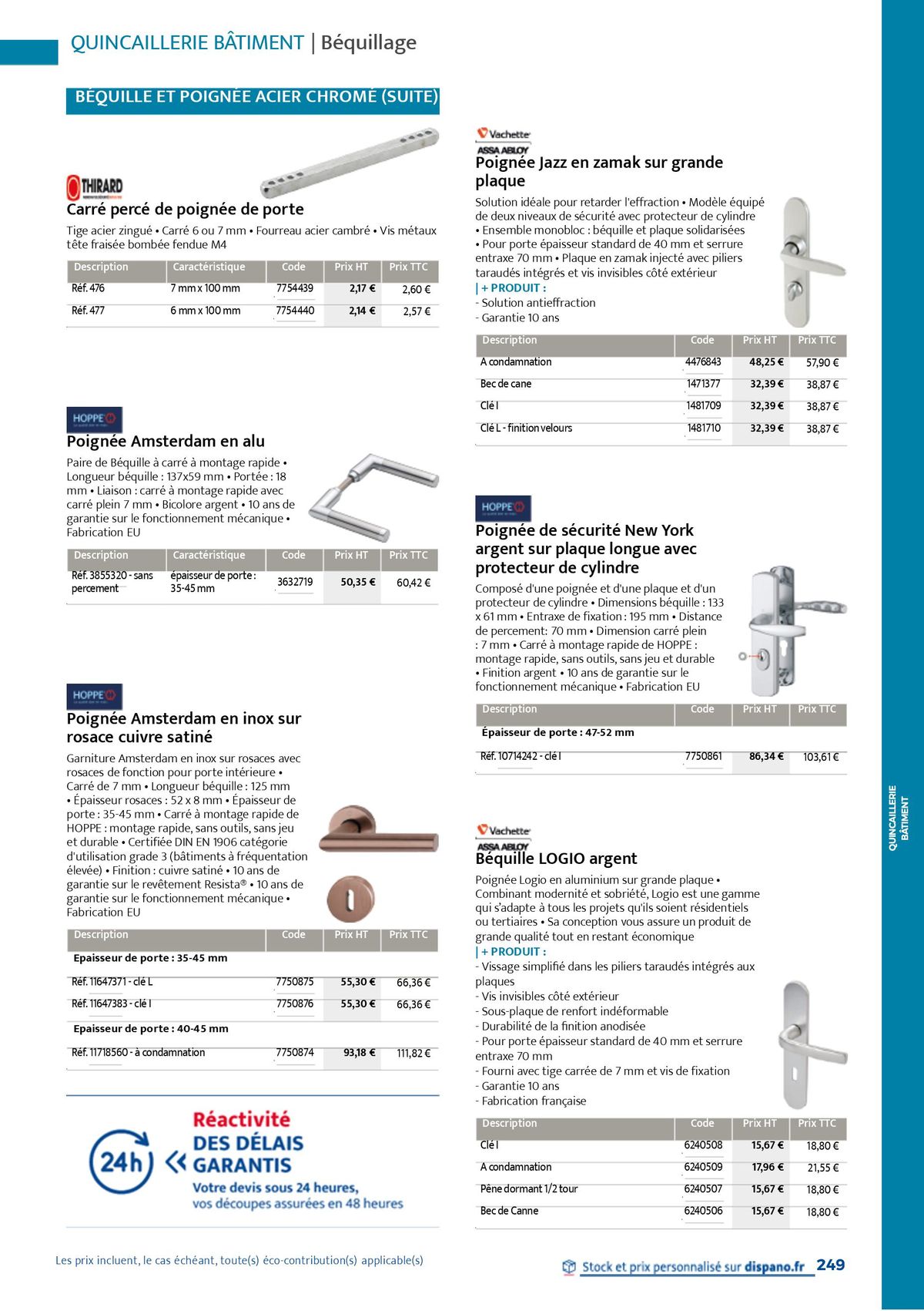 Catalogue Quincaillerie & Outillage, page 00252