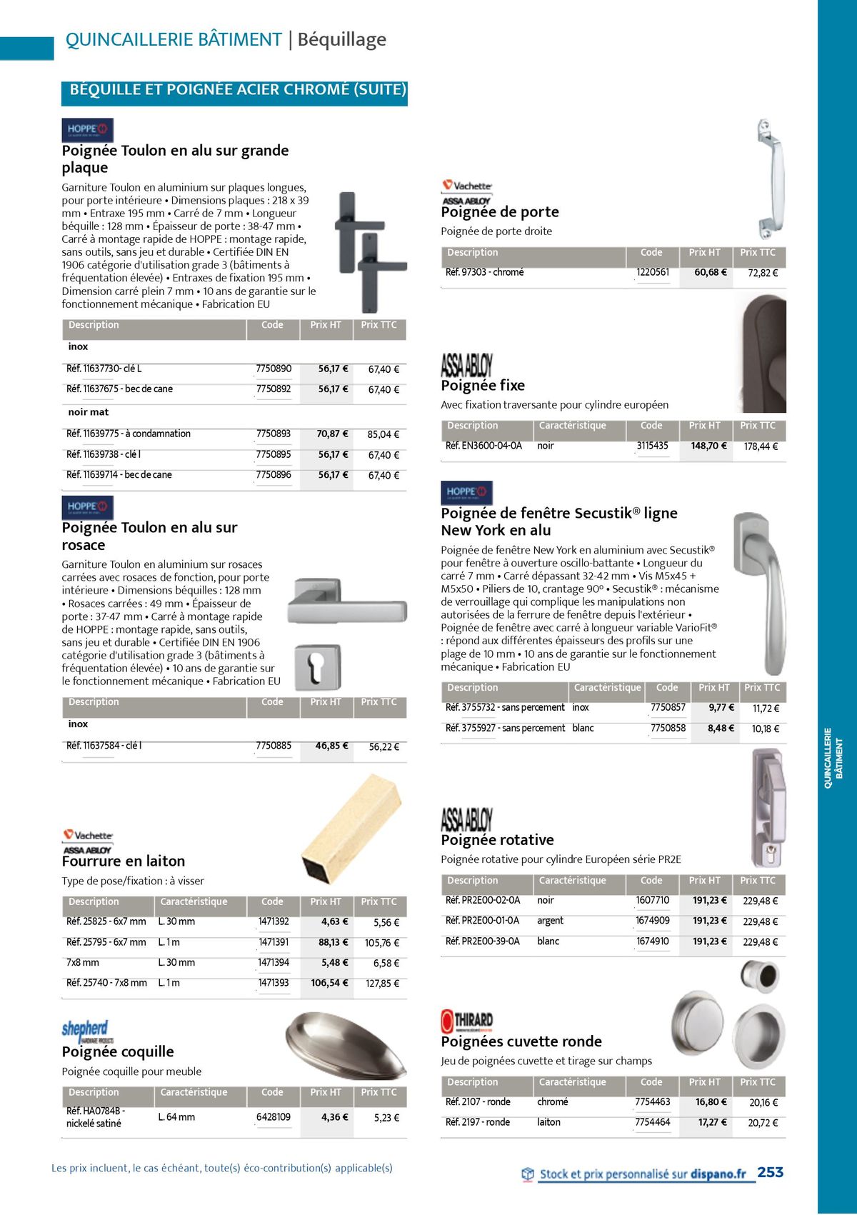 Catalogue Quincaillerie & Outillage, page 00256