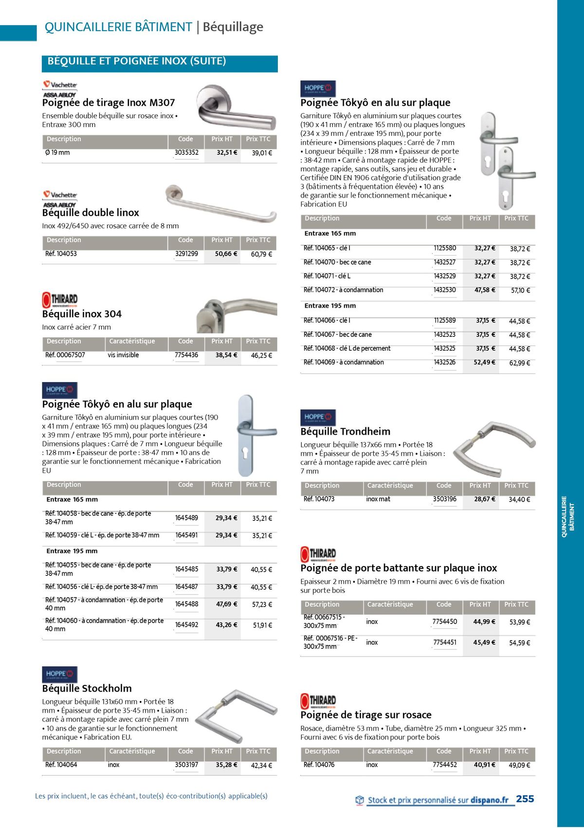 Catalogue Quincaillerie & Outillage, page 00258