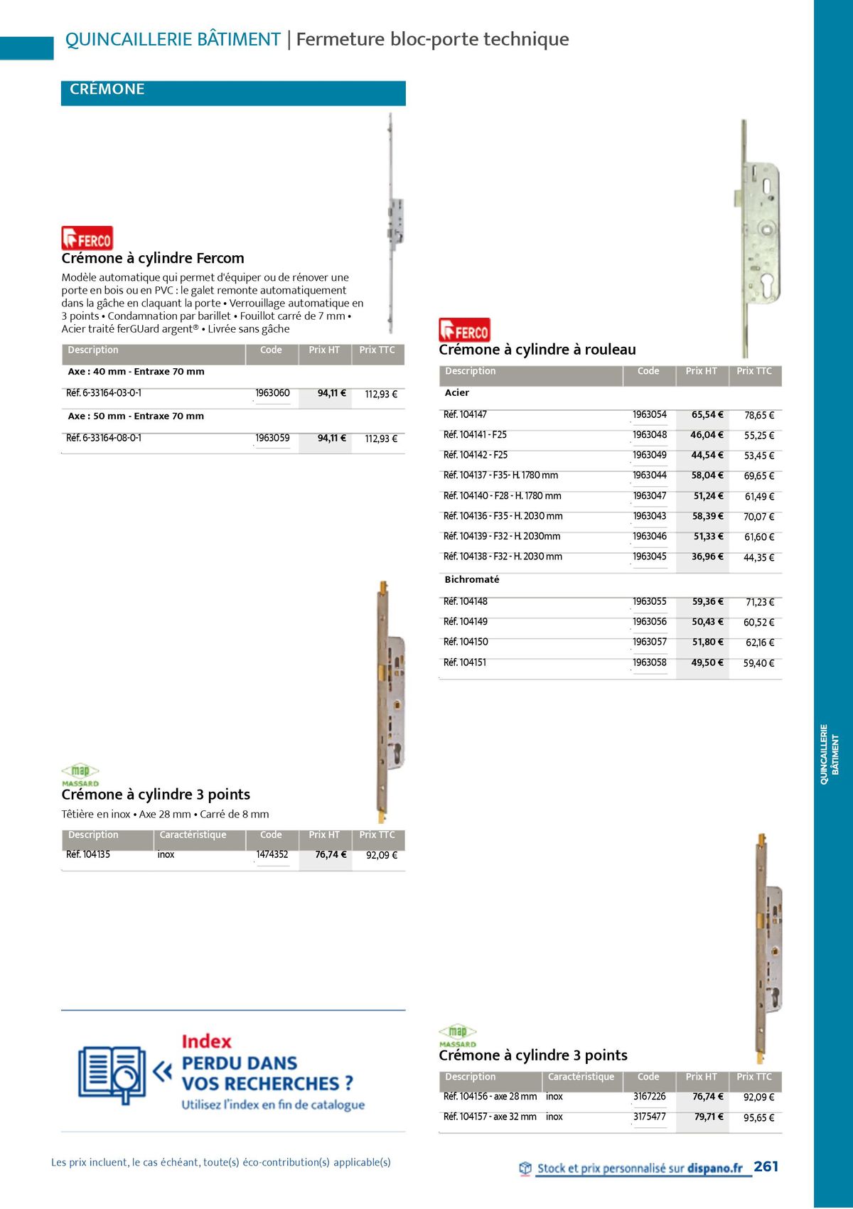 Catalogue Quincaillerie & Outillage, page 00264