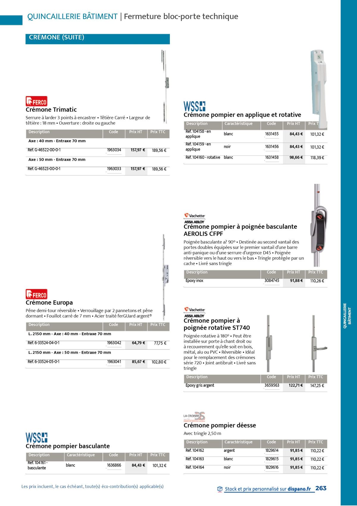 Catalogue Quincaillerie & Outillage, page 00266