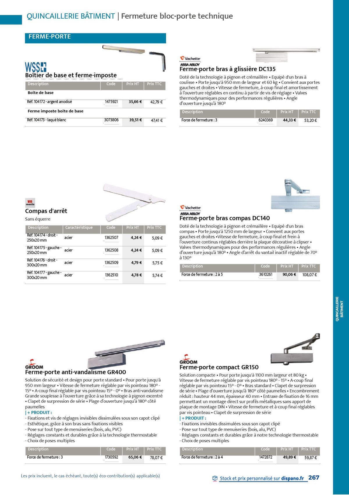 Catalogue Quincaillerie & Outillage, page 00270