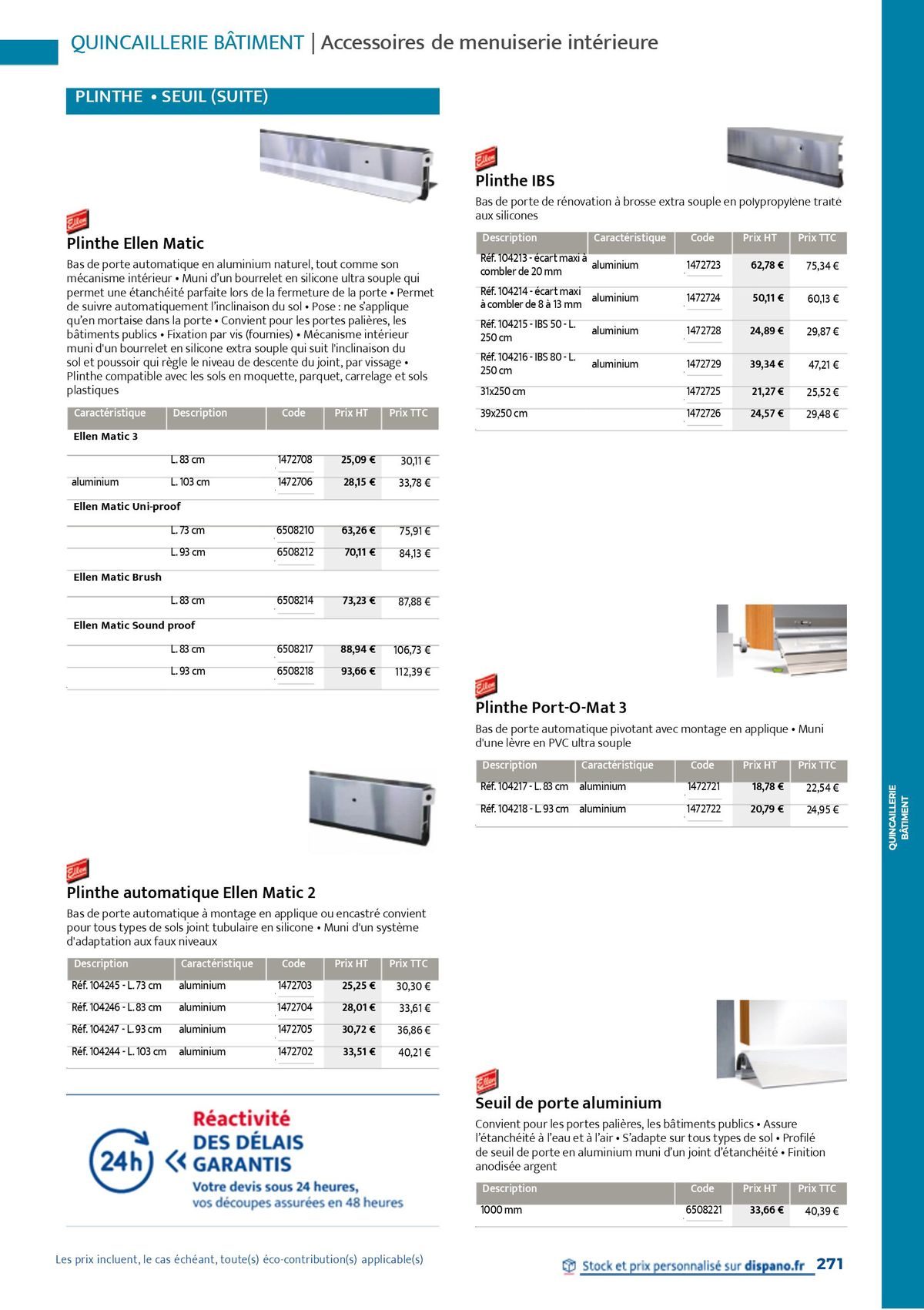 Catalogue Quincaillerie & Outillage, page 00274