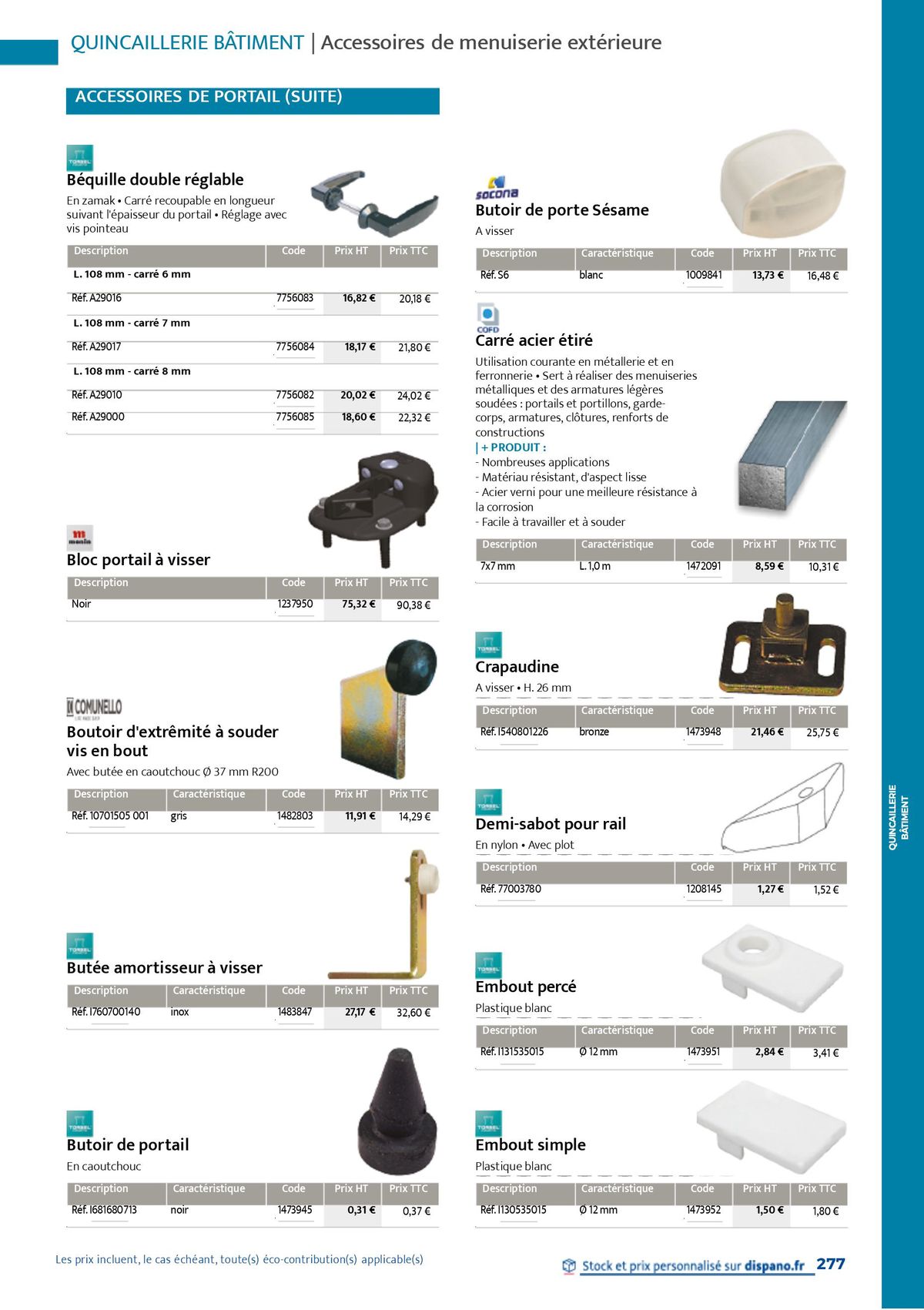 Catalogue Quincaillerie & Outillage, page 00280