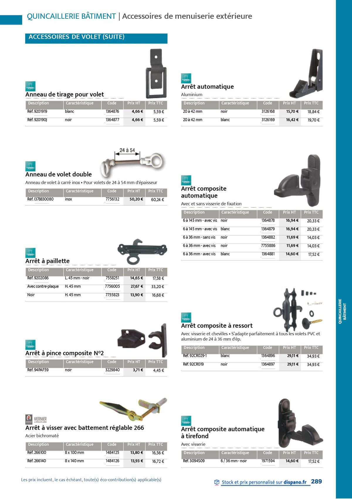 Catalogue Quincaillerie & Outillage, page 00292