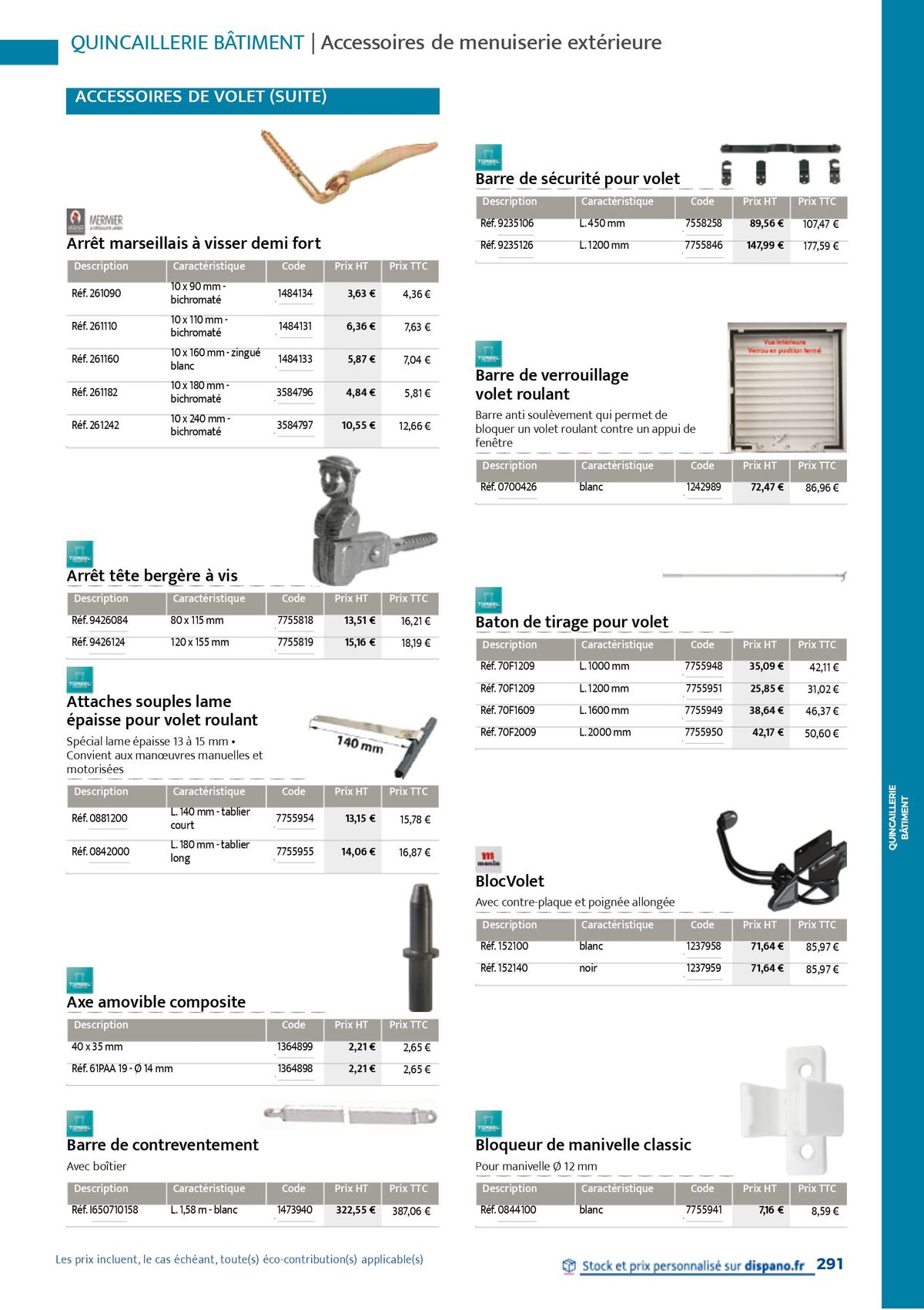 Catalogue Quincaillerie & Outillage, page 00294