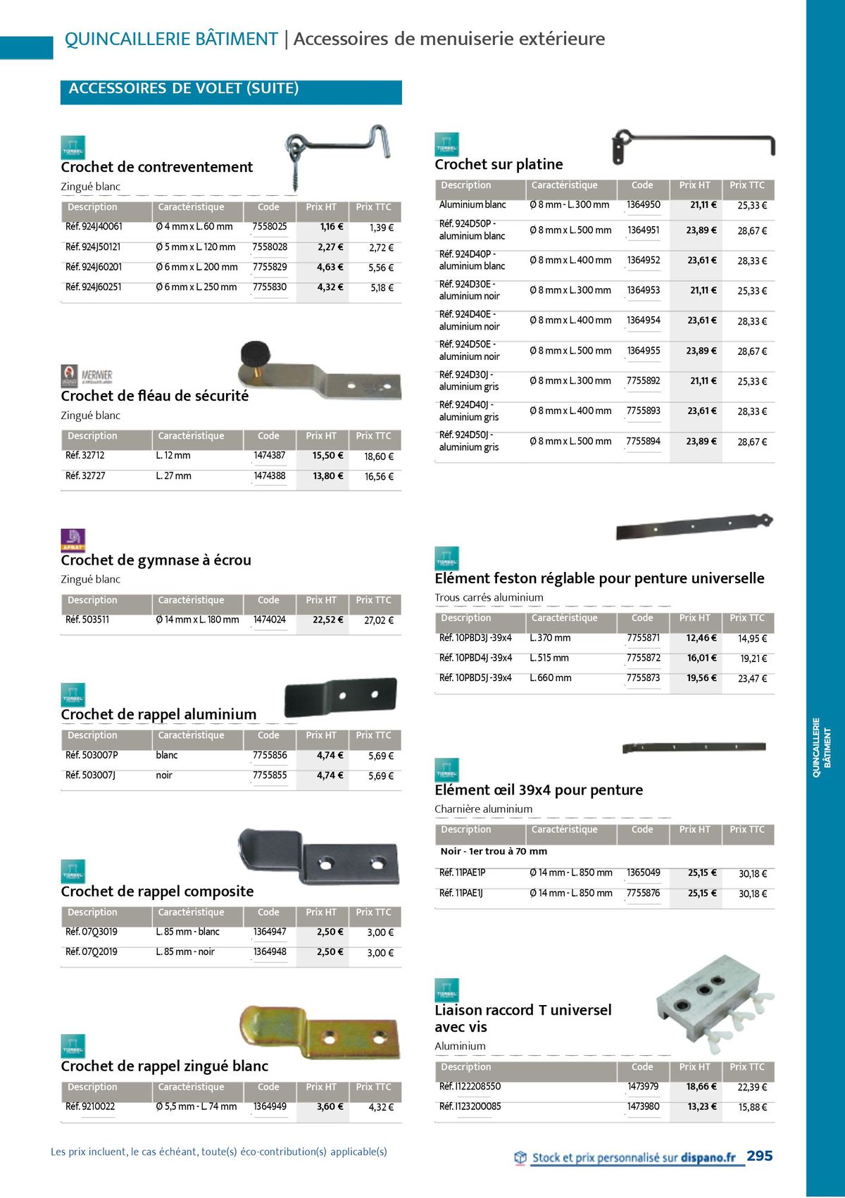 Catalogue Quincaillerie & Outillage, page 00298