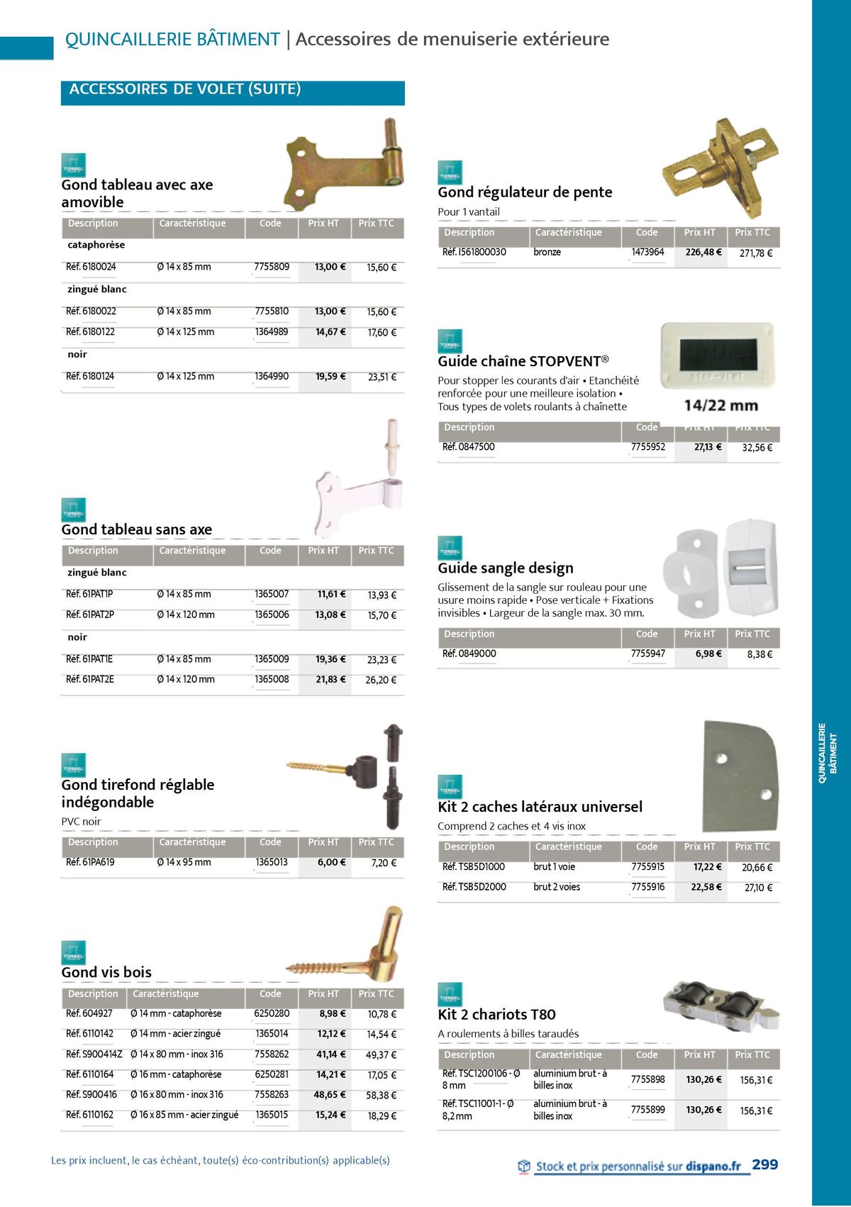 Catalogue Quincaillerie & Outillage, page 00302