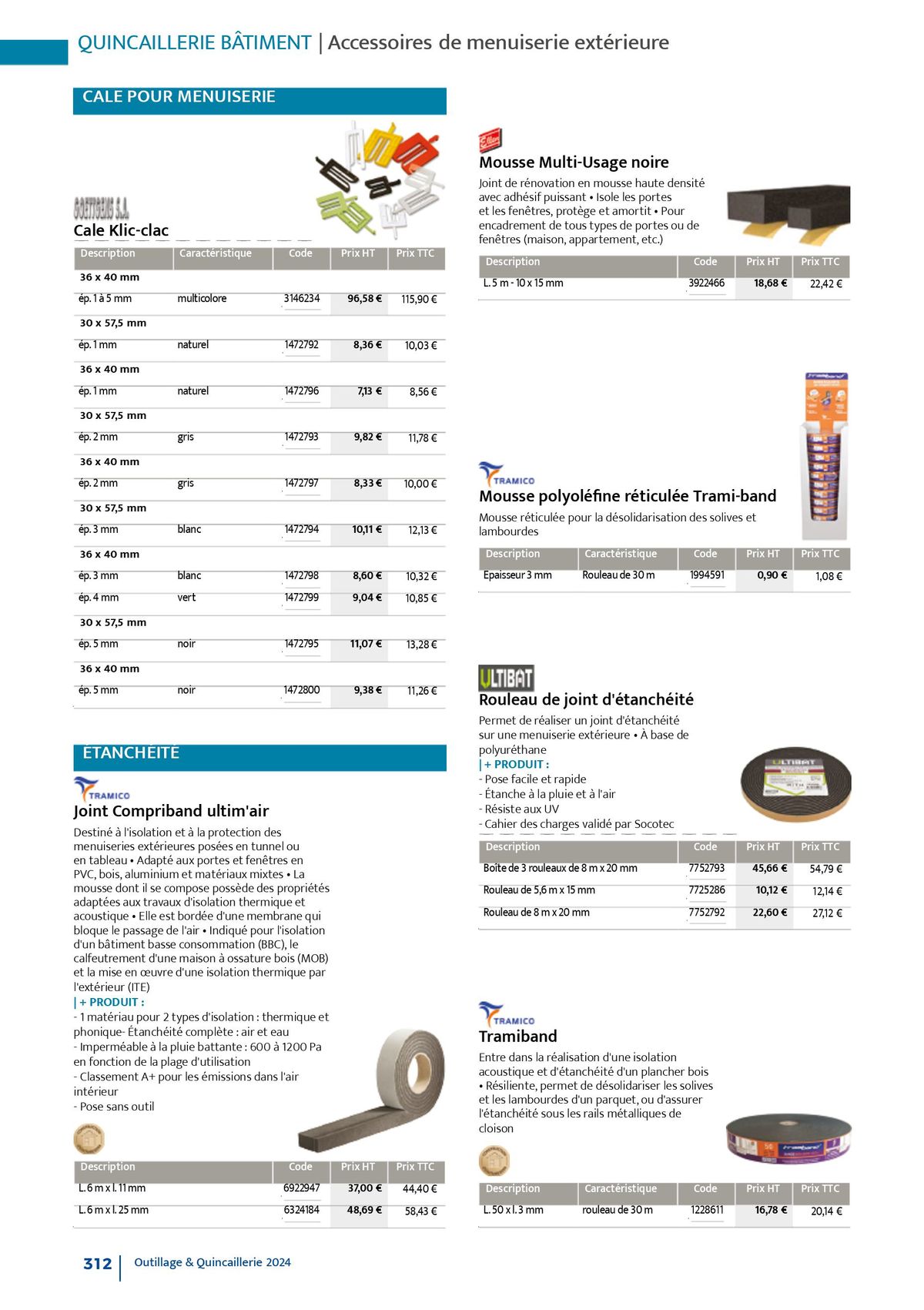 Catalogue Quincaillerie & Outillage, page 00315