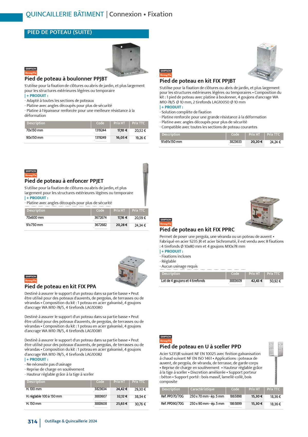 Catalogue Quincaillerie & Outillage, page 00317