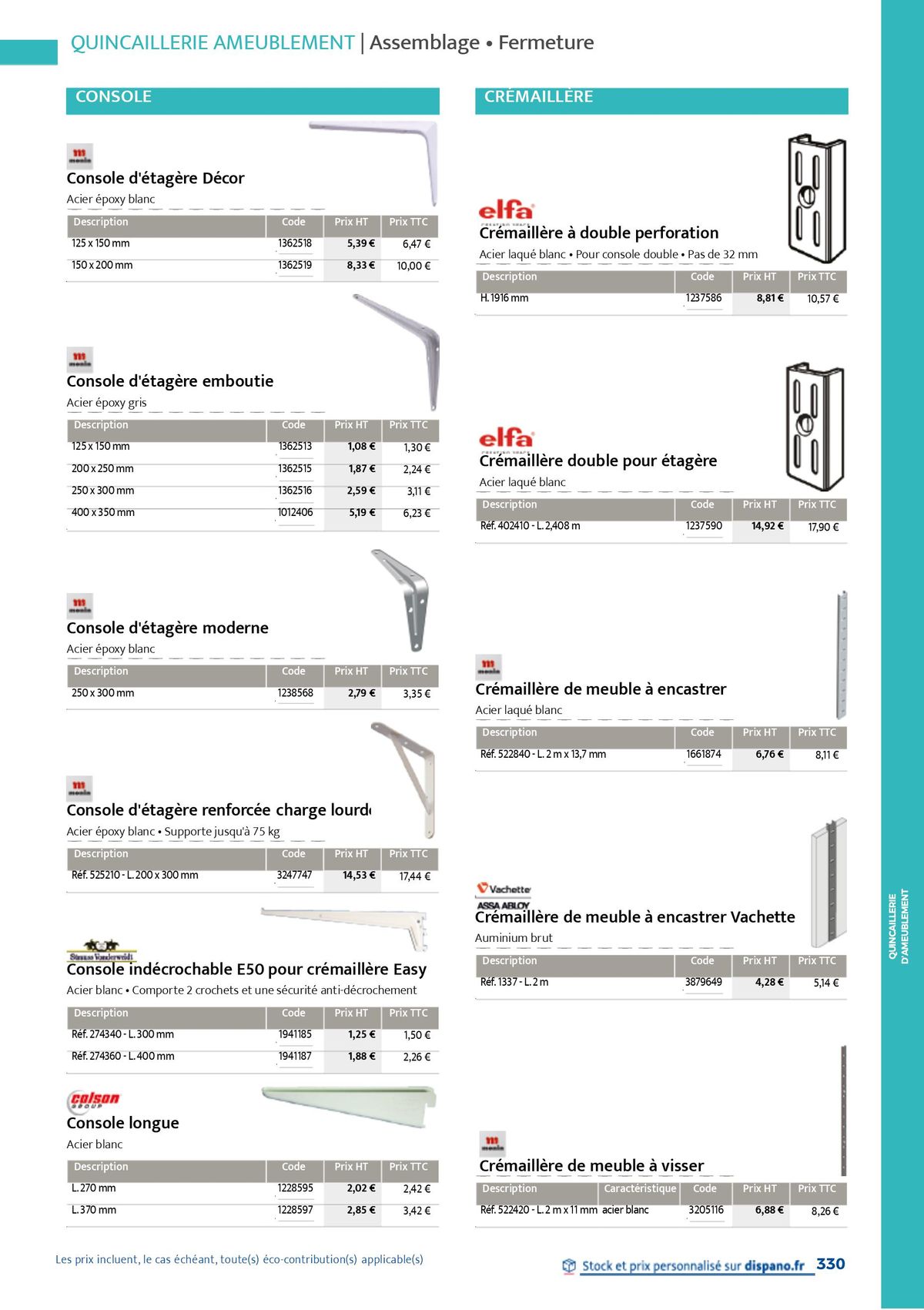 Catalogue Quincaillerie & Outillage, page 00333