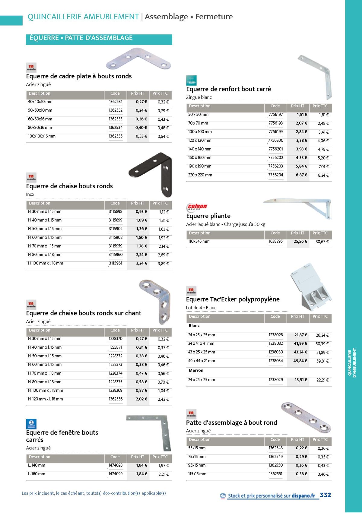 Catalogue Quincaillerie & Outillage, page 00335