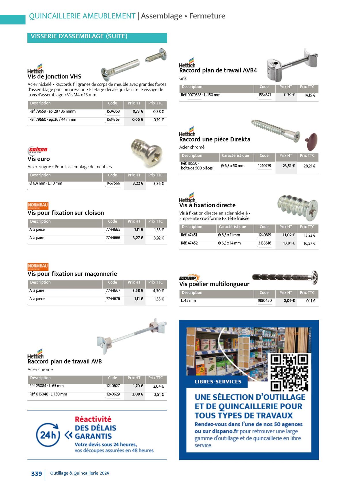 Catalogue Quincaillerie & Outillage, page 00342