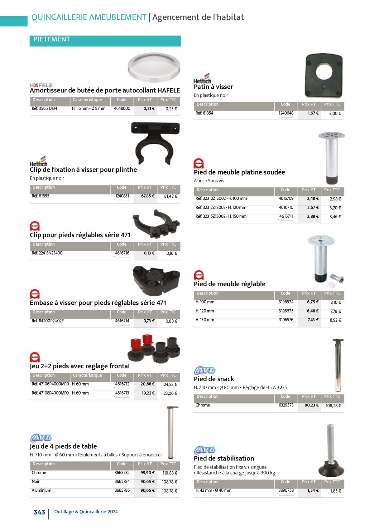 Catalogue Quincaillerie & Outillage, page 00346