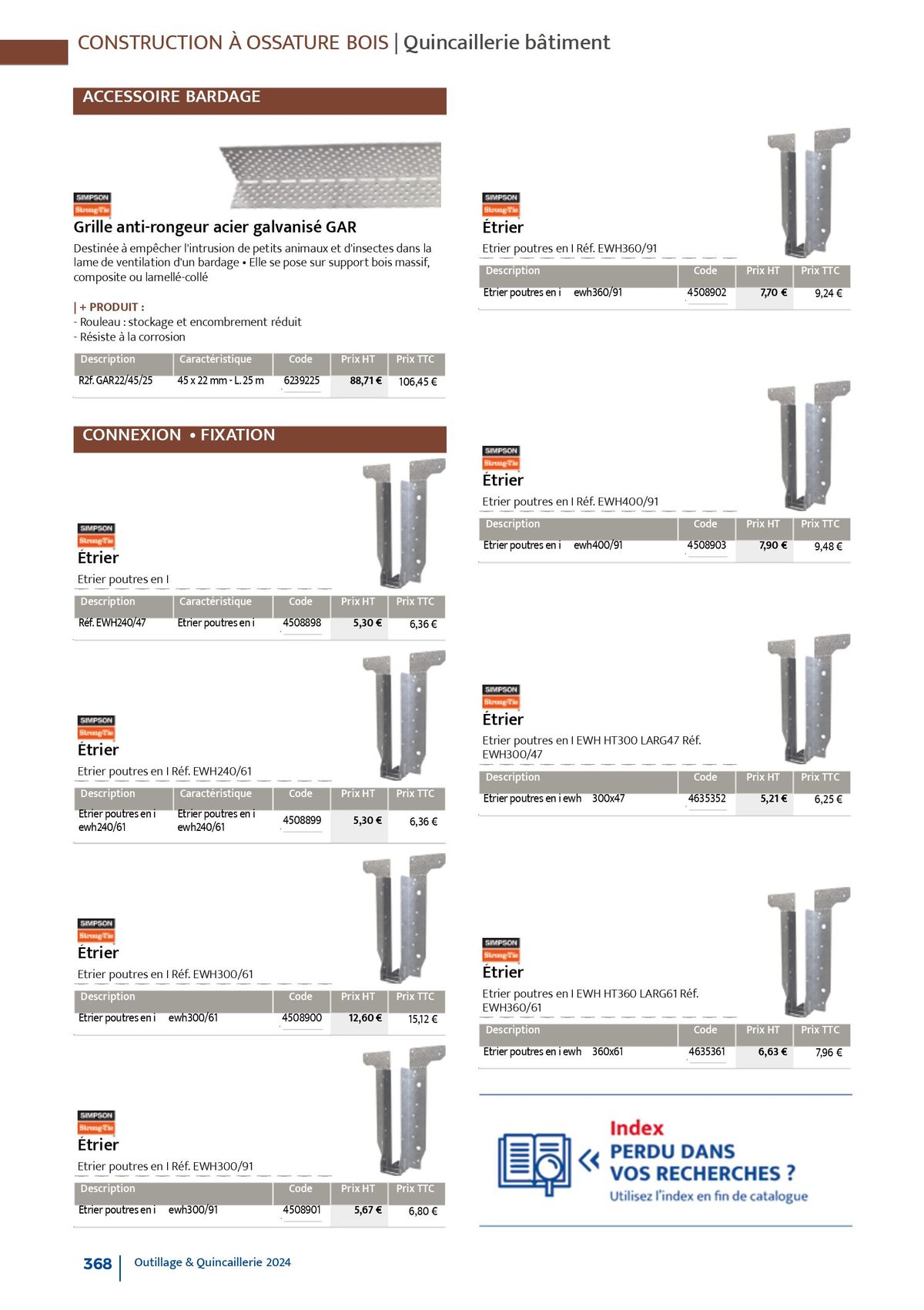 Catalogue Quincaillerie & Outillage, page 00371