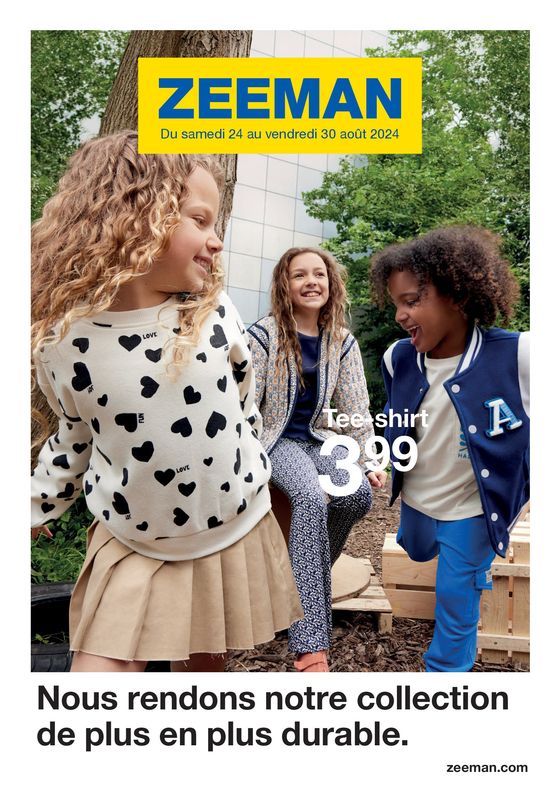 Nous rendons notre collection de plus en plus durable