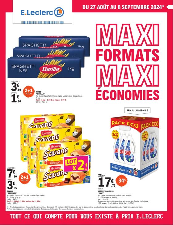 Maxi formats, maxi èconomies