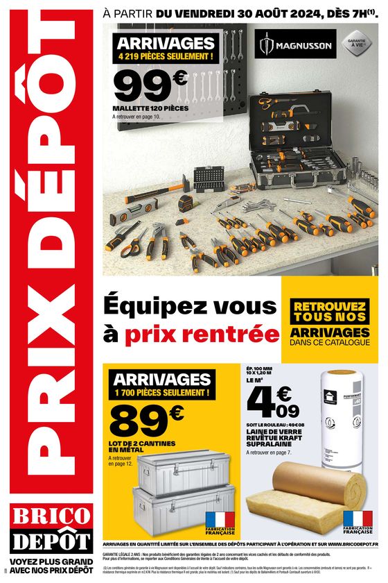 PRIX DÉPÔT