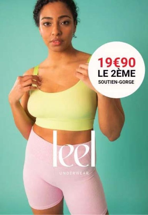 10€90 le 2ème soutien-gorge