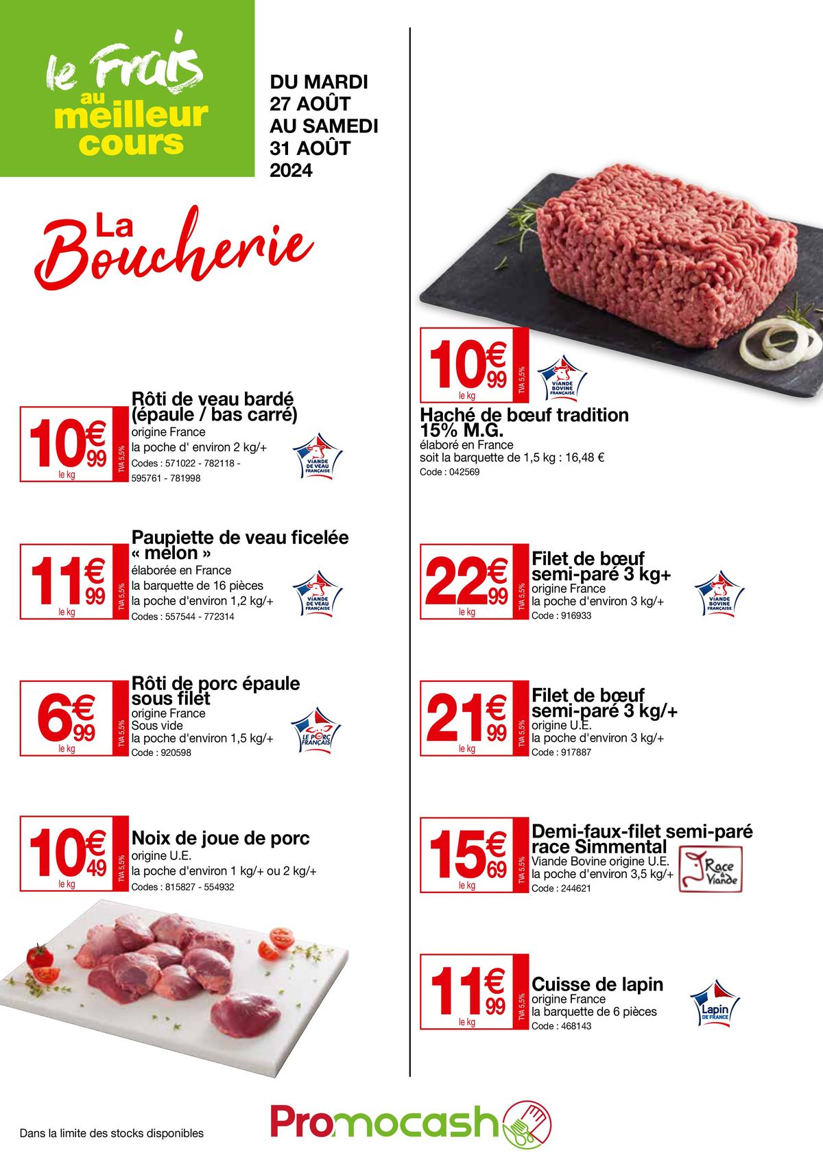 Catalogue La boucherie, page 00001