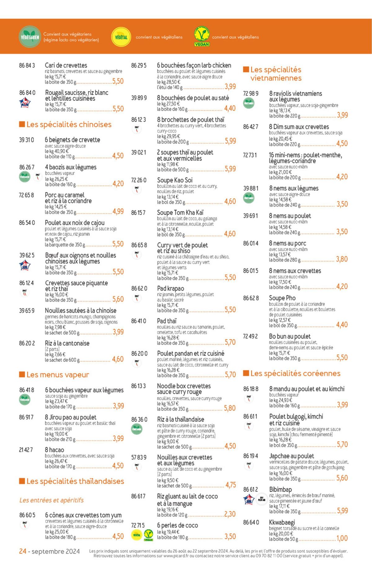 Catalogue Tous les produits Picard pour préparer vos courses., page 00016