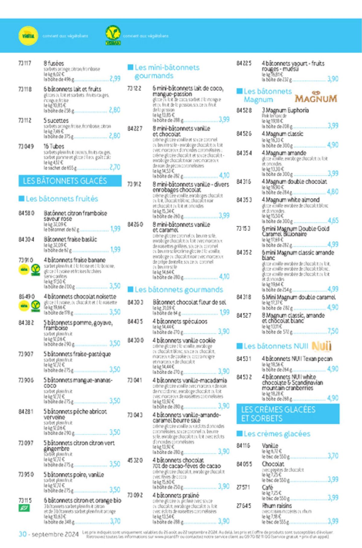 Catalogue Tous les produits Picard pour préparer vos courses., page 00022