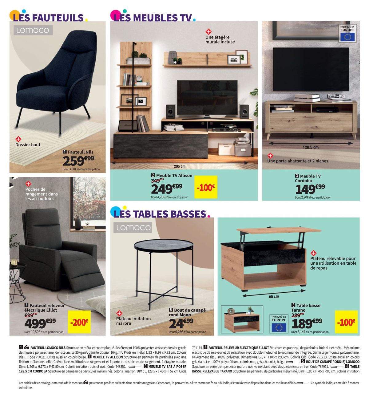 Catalogue L'Anniv conforama, page 00012