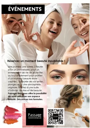 Promos de Beauté à Semblançay | Événements 2024 tarifs sur Passage Bleu | 27/08/2024 - 31/12/2024