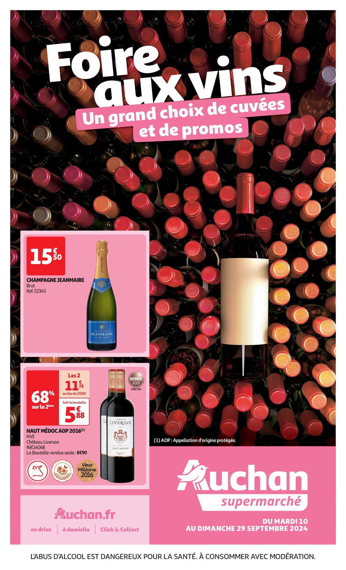 Catalogue Foire au vins : Un grand choix de cuvées, page 00001