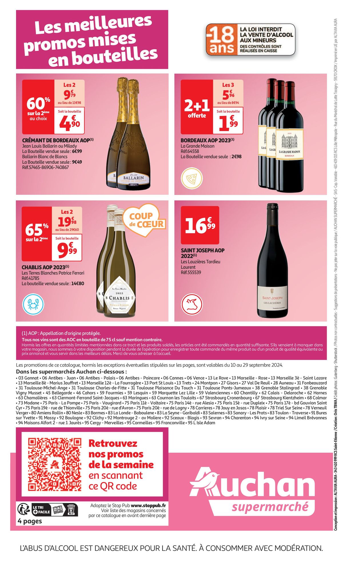 Catalogue Foire au vins : Un grand choix de cuvées, page 00004