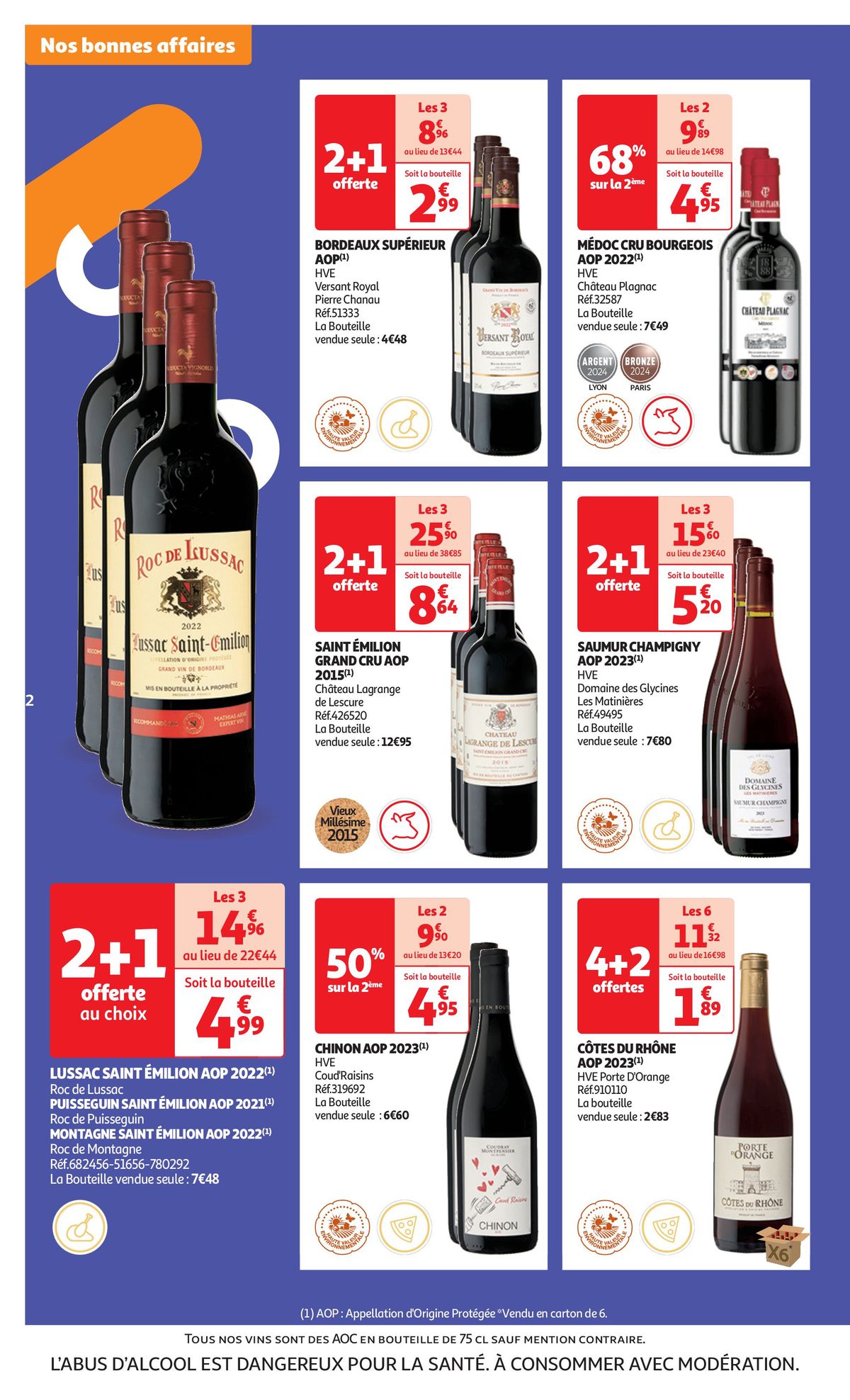 Catalogue Foire au vins : Un grand choix de cuvées, page 00002