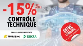 Promos de Auto et Moto à Valentigney | -15% sur votre contrôle technique sur Carglass | 27/08/2024 - 30/09/2024