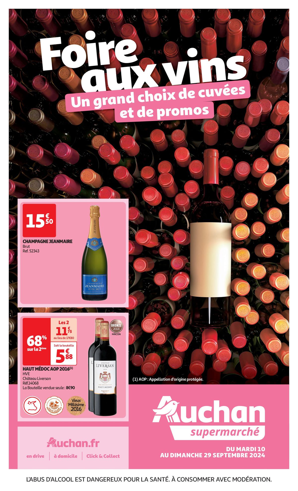 Catalogue Foire au vins : Un grand choix de cuvées, page 00001