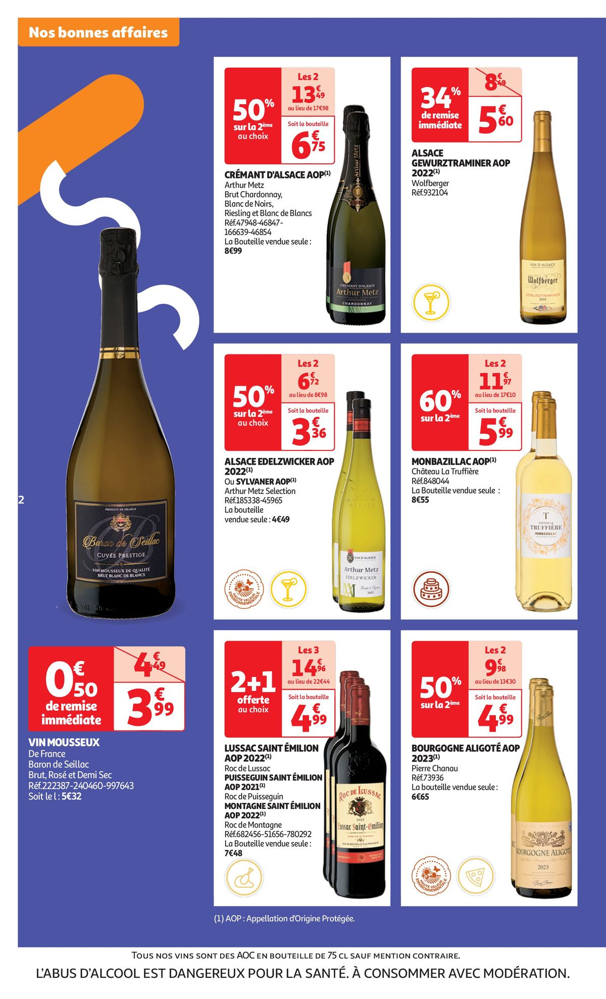 Catalogue Foire au vins : Un grand choix de cuvées, page 00002