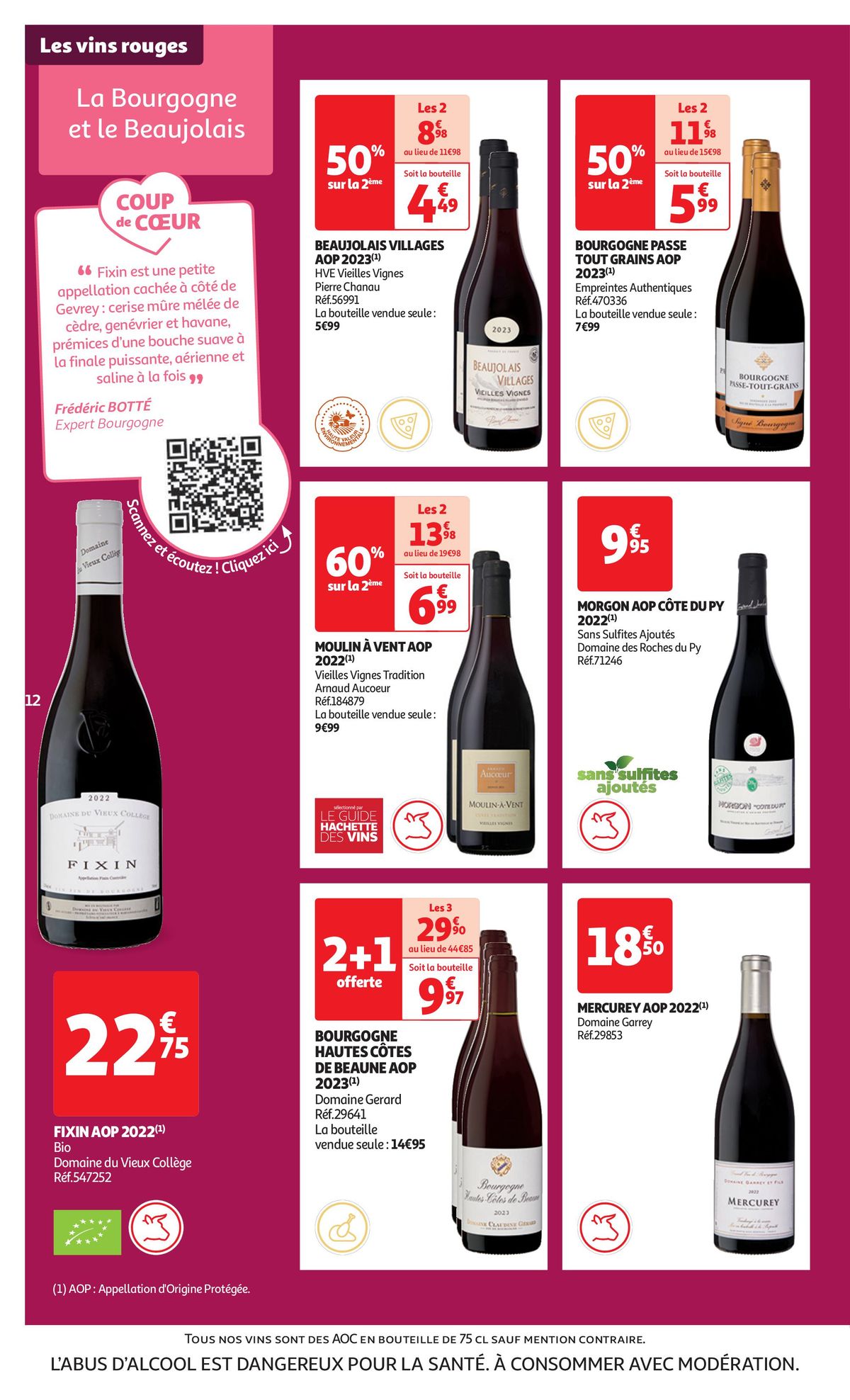 Catalogue Foire au vins : Un grand choix de cuvées, page 00012