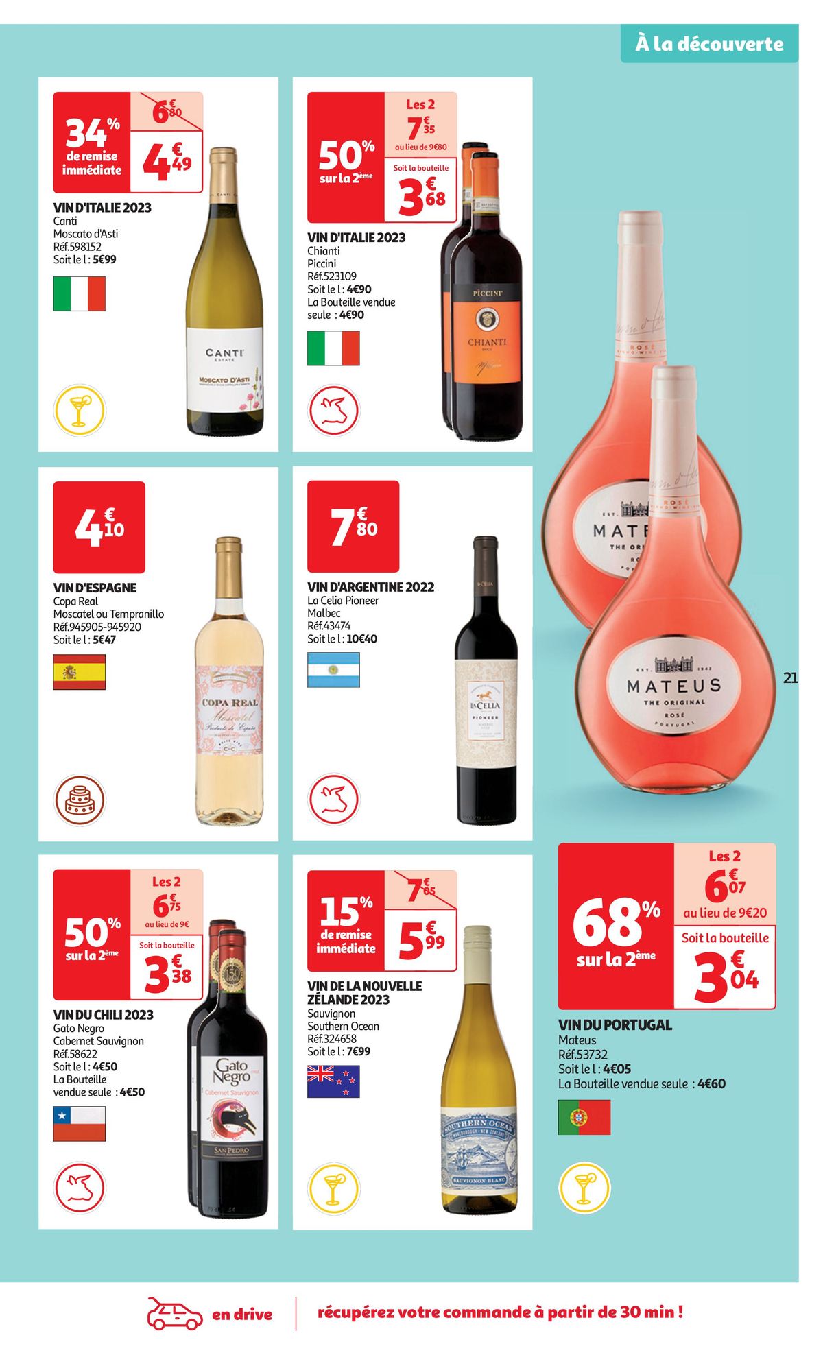 Catalogue Foire au vins : Un grand choix de cuvées, page 00021