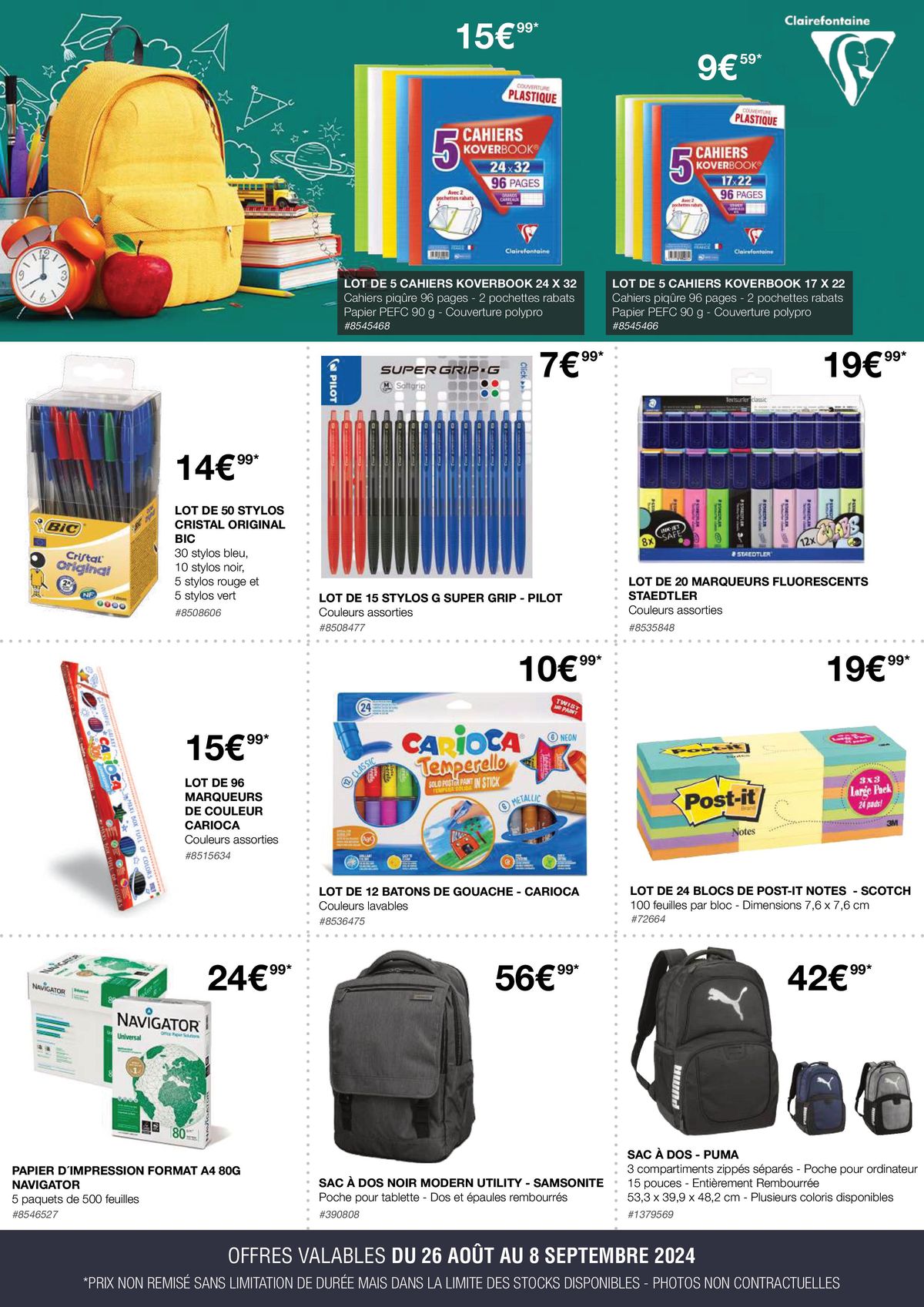 Catalogue BONNE RENTRÉE À TOUS, page 00003