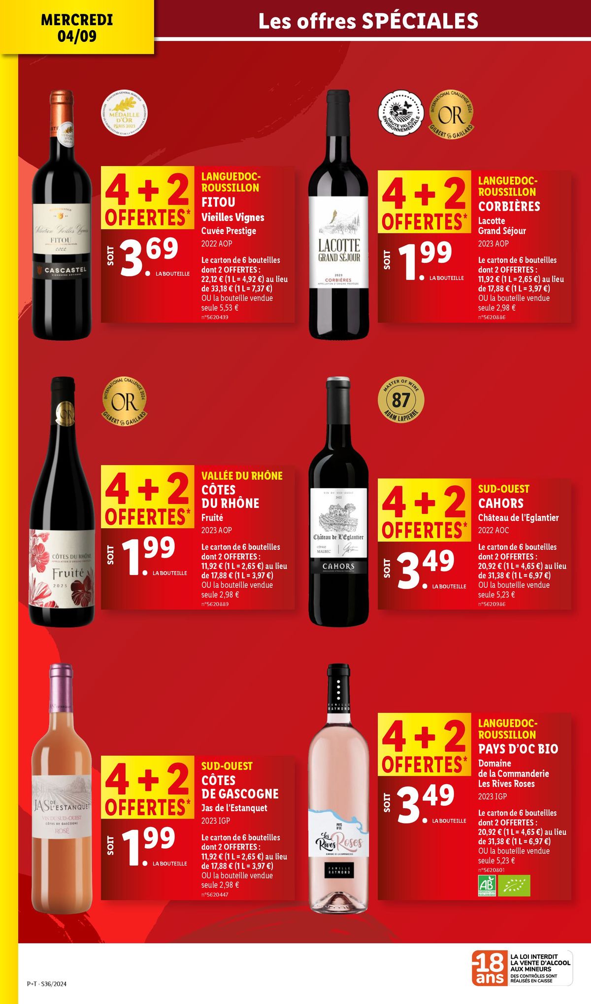 Catalogue À l'affût de vins d'exception ? Découvrez notre sélection de qualité chez Lidl ! , page 00018