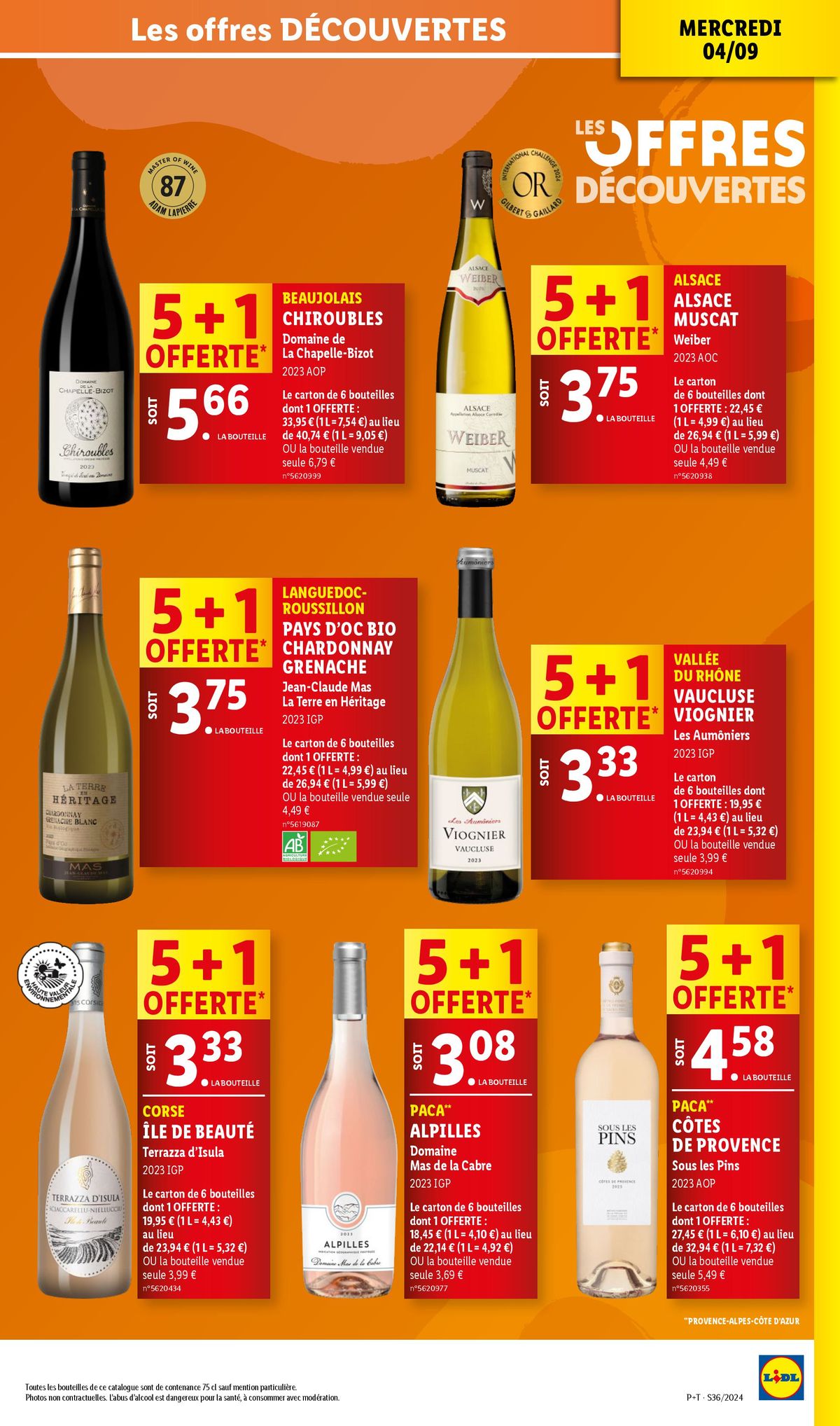 Catalogue À l'affût de vins d'exception ? Découvrez notre sélection de qualité chez Lidl ! , page 00021