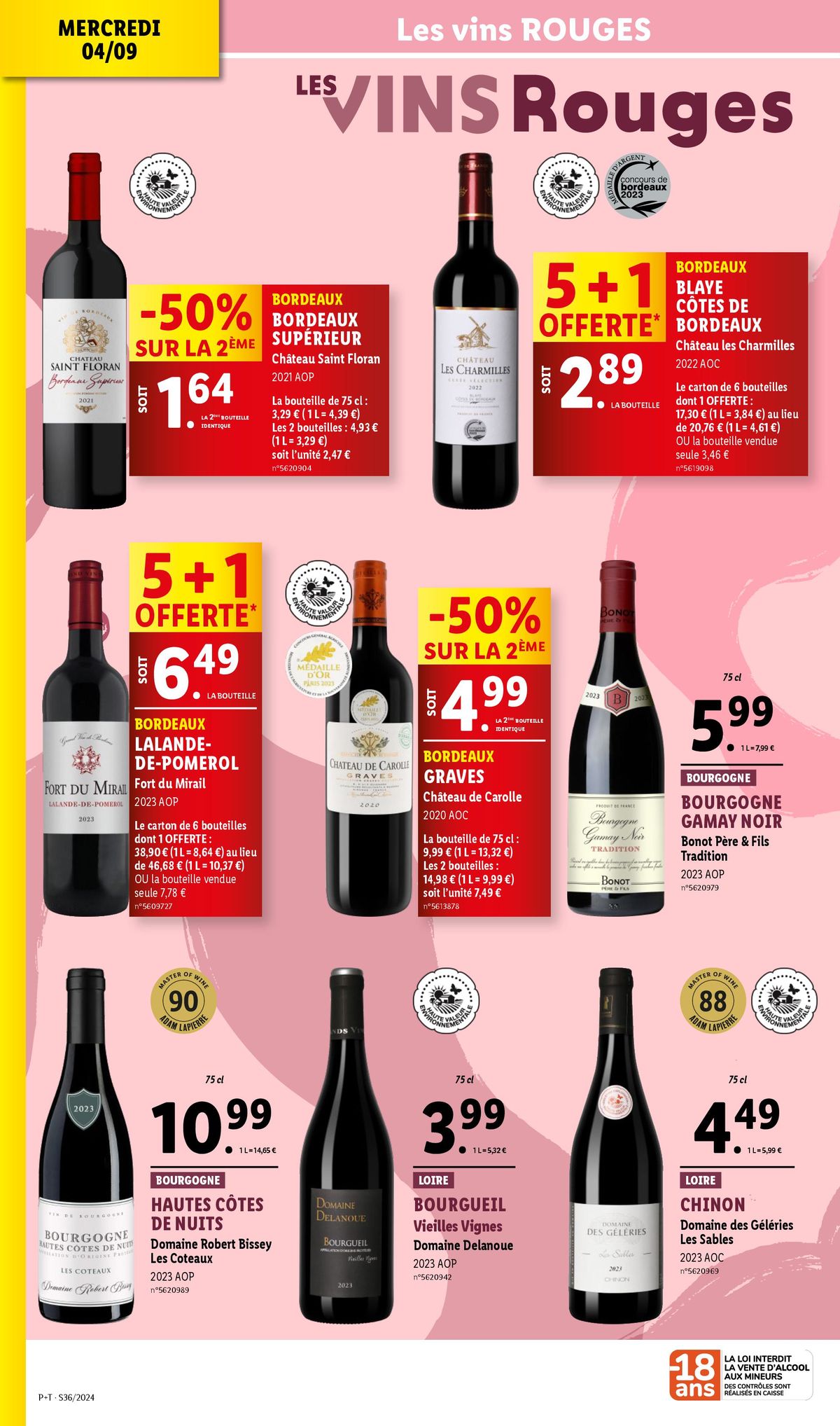 Catalogue À l'affût de vins d'exception ? Découvrez notre sélection de qualité chez Lidl ! , page 00022