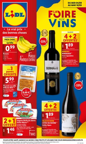 Catalogue Lidl à Bagnolet | À l'affût de vins d'exception ? Découvrez notre sélection de qualité chez Lidl ! | 04/09/2024 - 10/09/2024