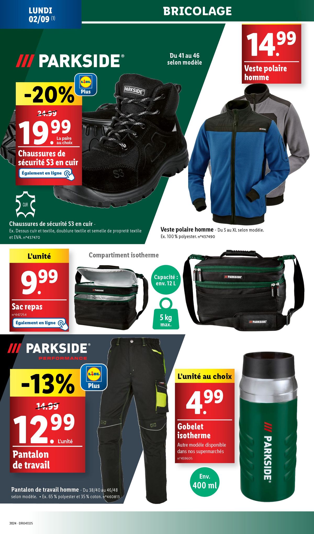 Catalogue Profitez de nos offres pour bricoler comme un pro avec notre gamme Parkside., page 00014