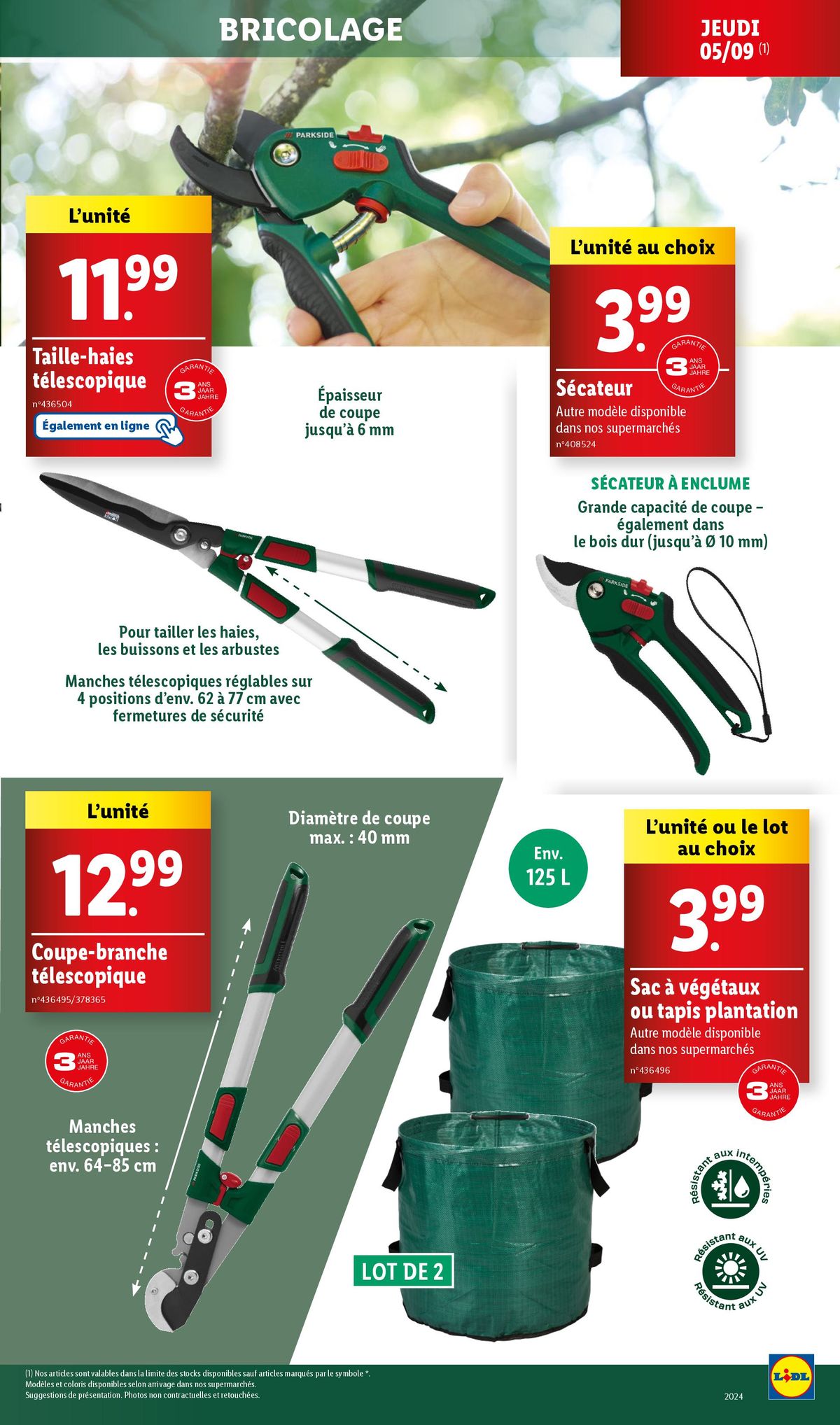 Catalogue Profitez de nos offres pour bricoler comme un pro avec notre gamme Parkside., page 00023