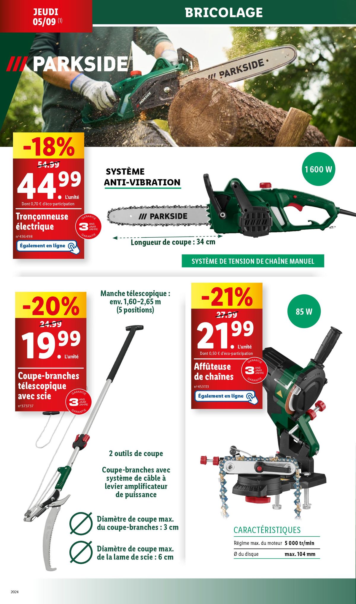 Catalogue Profitez de nos offres pour bricoler comme un pro avec notre gamme Parkside., page 00022