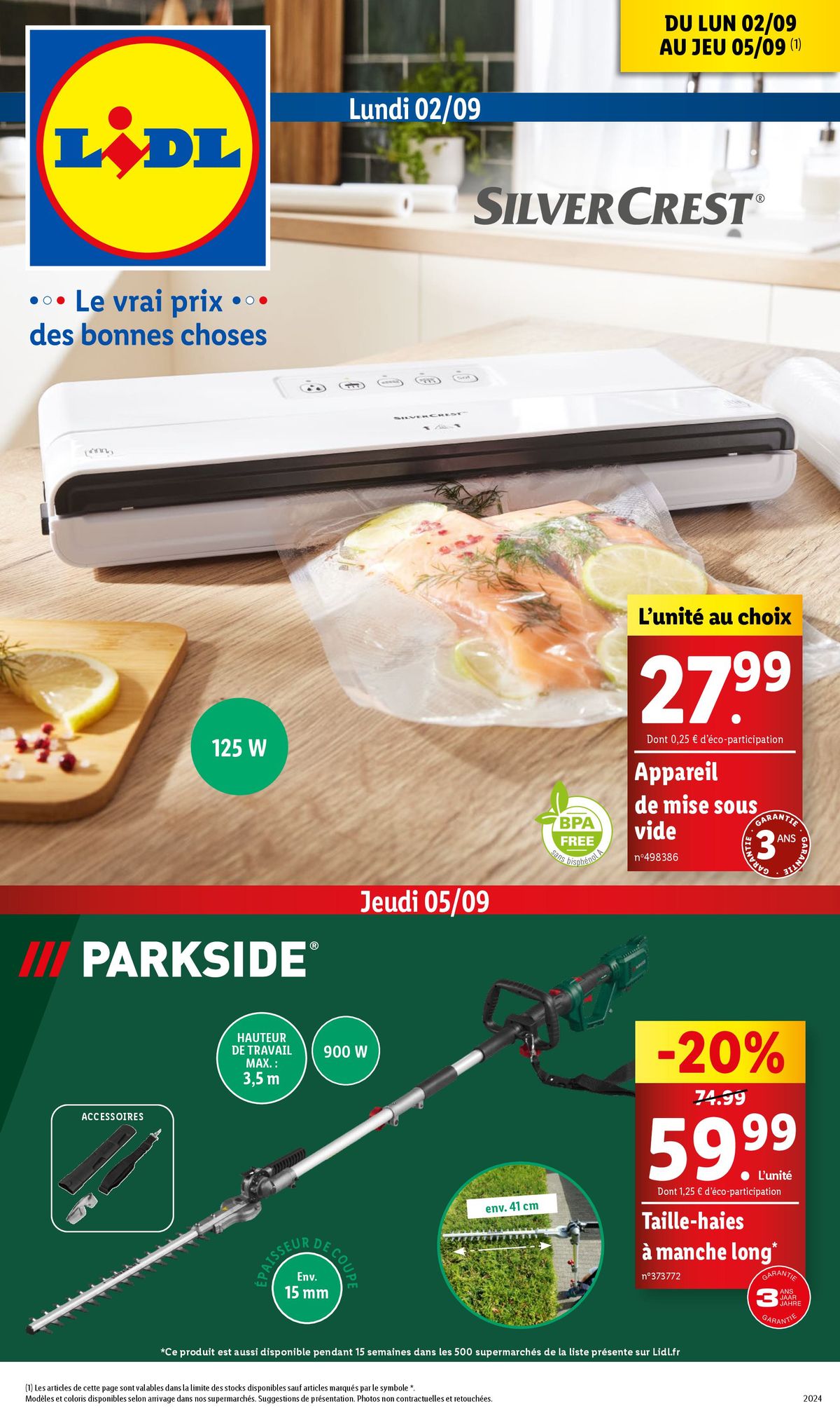 Catalogue Profitez de nos offres pour bricoler comme un pro avec notre gamme Parkside., page 00001